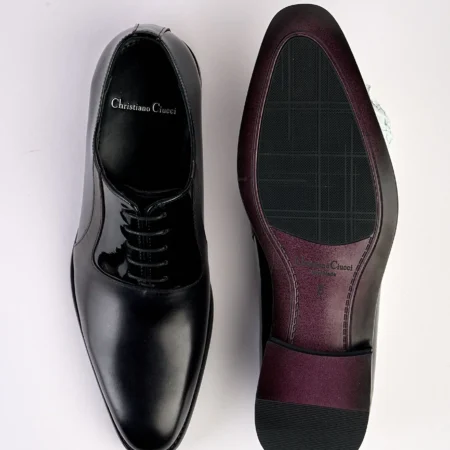 Marco Black Laced Shoe