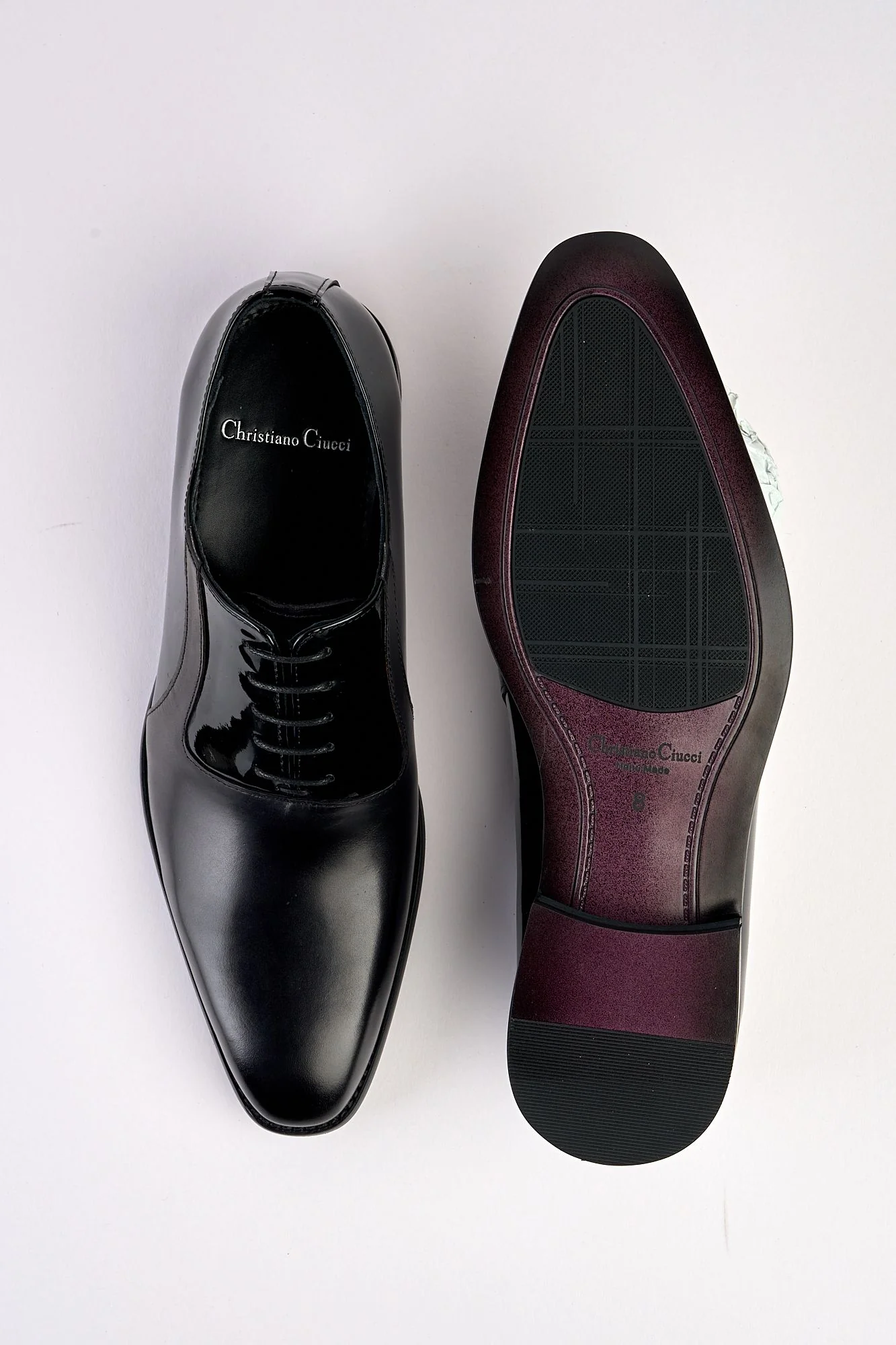 Marco Black Laced Shoe